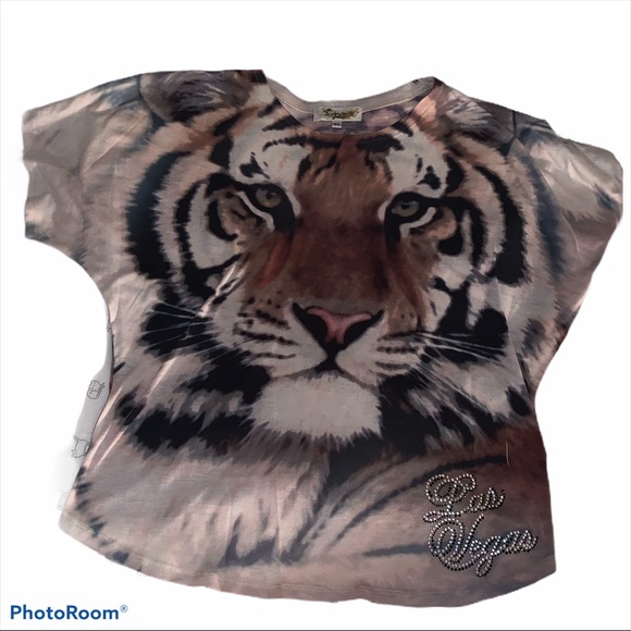 🐯 Celebutante Las Vegas tiger tee - Picture 1 of 3